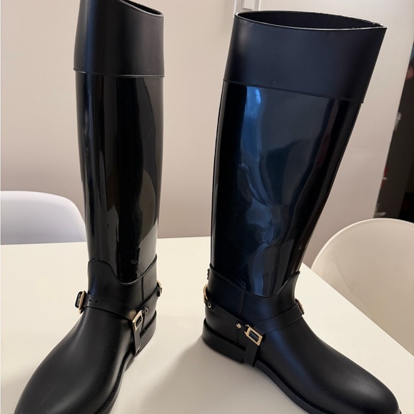 Jimmy Choo Black Over the Knee Boots - Picture 3 of 3